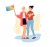 lesbian-parents-couple-holding-baby-and-pride-flag-vector-36036636